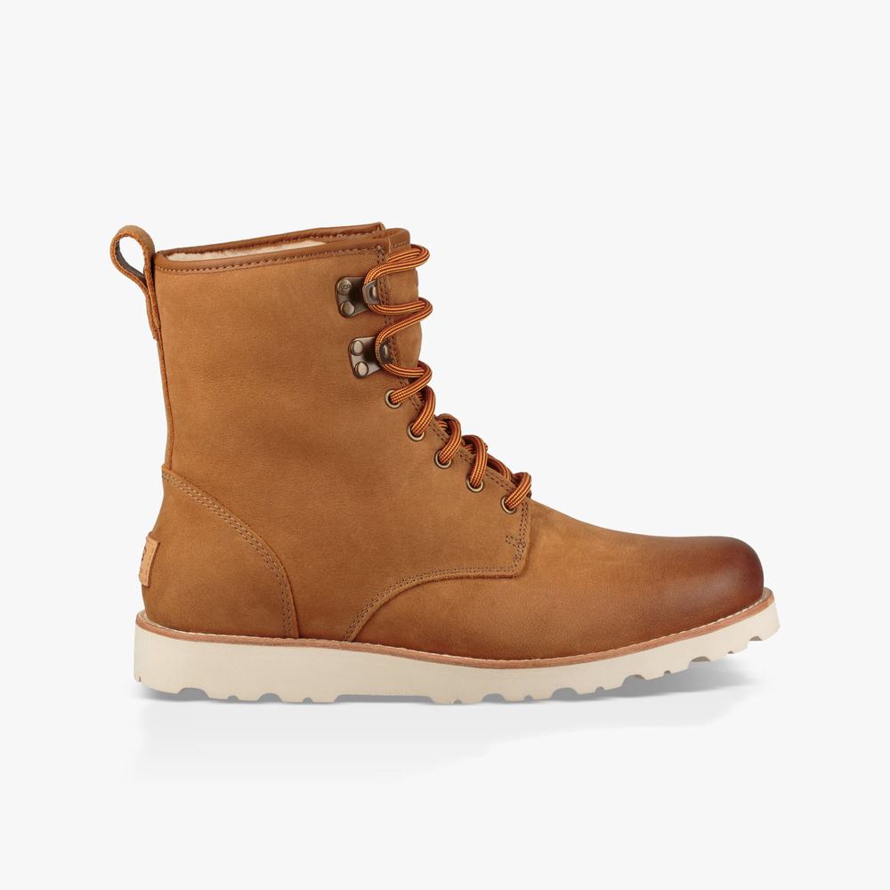 Bottes Hautes UGG Hannen Homme Marron Soldes 176AJBUZ